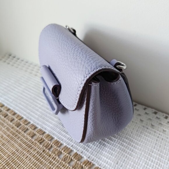 Coach Light Purple Leather Crossbody Bag - Picture 5 of 12